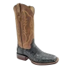 R. WATSON MEN'S CAIMAN TAIL BLACK BOOT -Western Fashion RW3000 2 e1639869112413