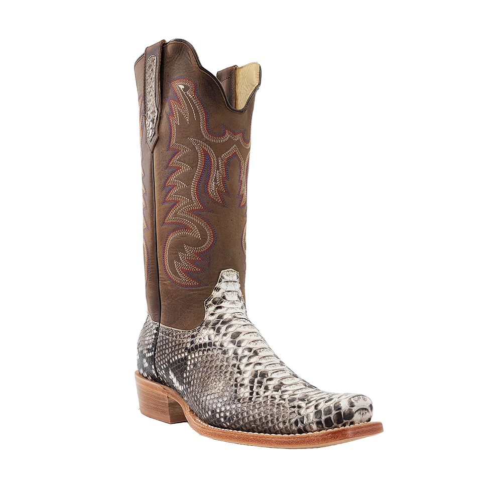 R. WATSON MEN’S PYTHON NATURAL BOOT 3 R. WATSON MEN’S PYTHON NATURAL BOOT