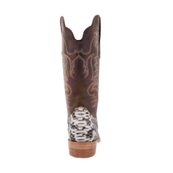 R. WATSON MEN’S PYTHON NATURAL BOOT 11 R. WATSON MEN’S PYTHON NATURAL BOOT -Western Fashion RW7910 1 B WEB