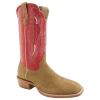R. WATSON MEN'S ROUGHOUT SAND RED TOP BOOT