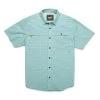 HOWLER MEN'S Tidepool Tech Shirt Crossroads Dobby -Western Fashion S22 SS Shirts Tidepool Tech Crossroads Dobby Seaspray Flat