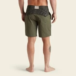 HOWLER MEN'S Los Vaqueros Boardshorts -Western Fashion S23 Boardies Los Vaqueros Bandana Dark Olive Back dd55df94 81b1 41fa a031 3ac792ec3729