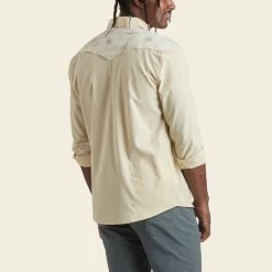 HOWLER MEN'S H Bar B Tech Longsleeve Shirt -Western Fashion S23 LS Shirts HBarB Tech Grainfields Hemp Back 8416b903 6fae 448b 81b7 02ed0ac5f65f