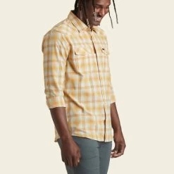 HOWLER MEN'S H Bar B Tech Longsleeve Shirt- HOME TEAM 11 HOWLER MEN'S H Bar B Tech Longsleeve Shirt- HOME TEAM -Western Fashion S23 LS Shirts HBarB Tech Leon Plaid Home Team Front 7b5e02f7 58f2 4819 bdde de0eb2b91c48