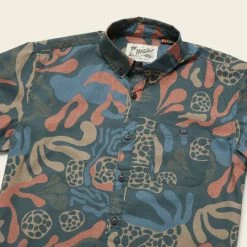 HOWLER MEN'S Mansfield Shirt- CITRON -Western Fashion S23 SS Shirts Mansfield Molecular Movements Antique Black Angle