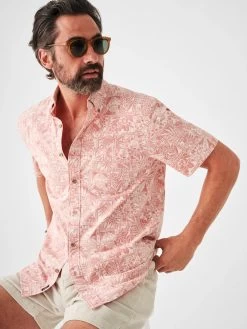 Faherty Short-Sleeve Stretch Playa Shirt