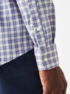 FAHERTY THE MOVEMENT PLAID SHIRT -Western Fashion SP23 faherty mens MWS2323 CHH THE MOVEMENT SHIRT CHERRY HILL PLAID B detail 3 1000x 104d2c67 8e36 4595 9bf4 e4546c1c98a3