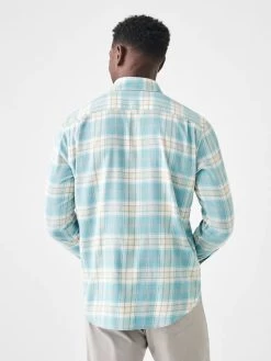 FAHERTY THE ALL TIME SHIRT -Western Fashion SP23 faherty mens MWS2325 WPR MOVEMENT FEATHERWEIGHT TWILL WESTPORT PLAID back 1 1000x c5548dc2 e373 4962 9945 e9012fd56517