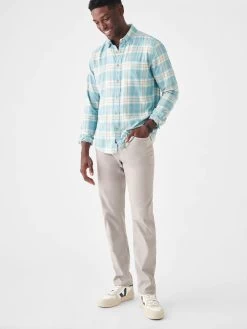 FAHERTY THE ALL TIME SHIRT -Western Fashion SP23 faherty mens MWS2325 WPR MOVEMENT FEATHERWEIGHT TWILL WESTPORT PLAID front 1 1000x 2bca68a3 5a31 4ca5 80d9 397b6bbd8f9c
