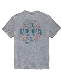 FLAG AND ANTHEM DARK HORSE BREW GRAPHIC SHORT SLEEVE TEE -Western Fashion SP23SS1147 DARK HORSE BREW SS GRAPHIC TEE GREY NAVY RED 293 1800x1800 d15e5d02 4eee 4bed b0cc c4116d93932b
