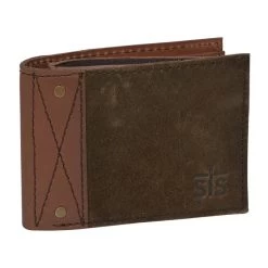 STS FOREMAN LL BIFOLD WALLET -Western Fashion STS60332 foreman ll mens bifold wallet angle 600x 817fd13b f8d2 4c36 9c4d 5b6af9ab3376