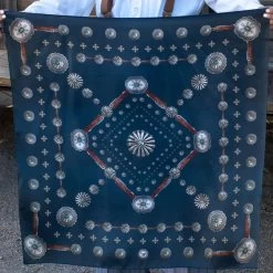 FLAGSTAFF LONG & TALL SCARF 7 FLAGSTAFF LONG & TALL SCARF -Western Fashion Scarves Flagstaff wildrags silkscarves concho scarf navy 11 590x 22956d04 8cd8 4cec b6cb 633dacfc8024
