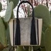 WESTERN AND CO. UPTOWN TASSEL TOTE - SAND