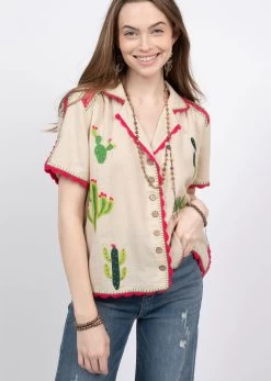 SISTER MARY SOCORRO CREAM BLOUSE -Western Fashion Socorro 1