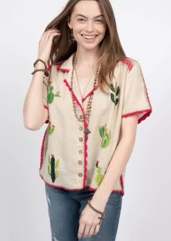 SISTER MARY SOCORRO CREAM BLOUSE -Western Fashion Socorro 2