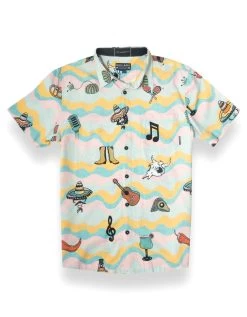 BAJA LLAMA AY CARAMBA BUTTON UP SHIRT