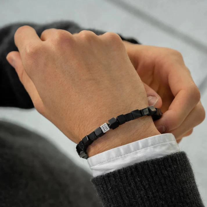 Memphis Bracelet- Matt Black 4 Memphis Bracelet- Matt Black - Image 2