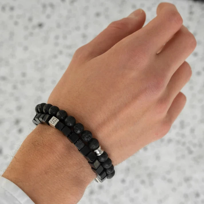 Memphis Bracelet- Matt Black 5 Memphis Bracelet- Matt Black - Image 3
