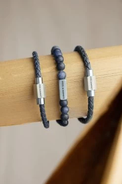 Luke Landon Bracelet - Dark Gray -Western Fashion SteelandBarnett 30