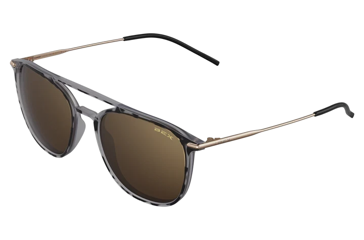 BEX DILLINGER TORTOISE AND GOLD SUNGLASSES 4 BEX DILLINGER TORTOISE AND GOLD SUNGLASSES - Image 2