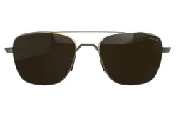 BEX MACH MATTE GOLD AND BROWN SUNGLASSES