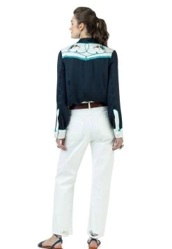 DOUBLE D RANCHWEAR SENORITA'S RODEO BLOUSE -Western Fashion T3765 Senorita sRodeoShirt blackb 2000x 9cf4274e ebb1 44bb bc1d b53878da21ad