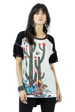 DOUBLE D RANCHWEAR CACTUS COUNTRY TEE