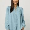 DEAR JOHN WOMEN'S KYLIE LONG SLEEVE SHIRT AIRY BLUE -Western Fashion TSH1215T2AIB FRONT 720x 95380d36 8d33 4870 8f7e 09671d1452b1
