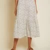 NATION YASMINE TIERED SKIRT- MEADOW
