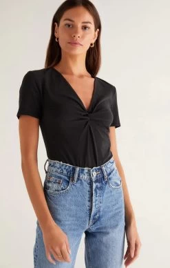 Z SUPPLY TABBY TWIST- BLACK -Western Fashion ZT231405 BLK DETAIL 3 540x 4cf90a93 6089 4bde 81c6 cb24d39dcf41