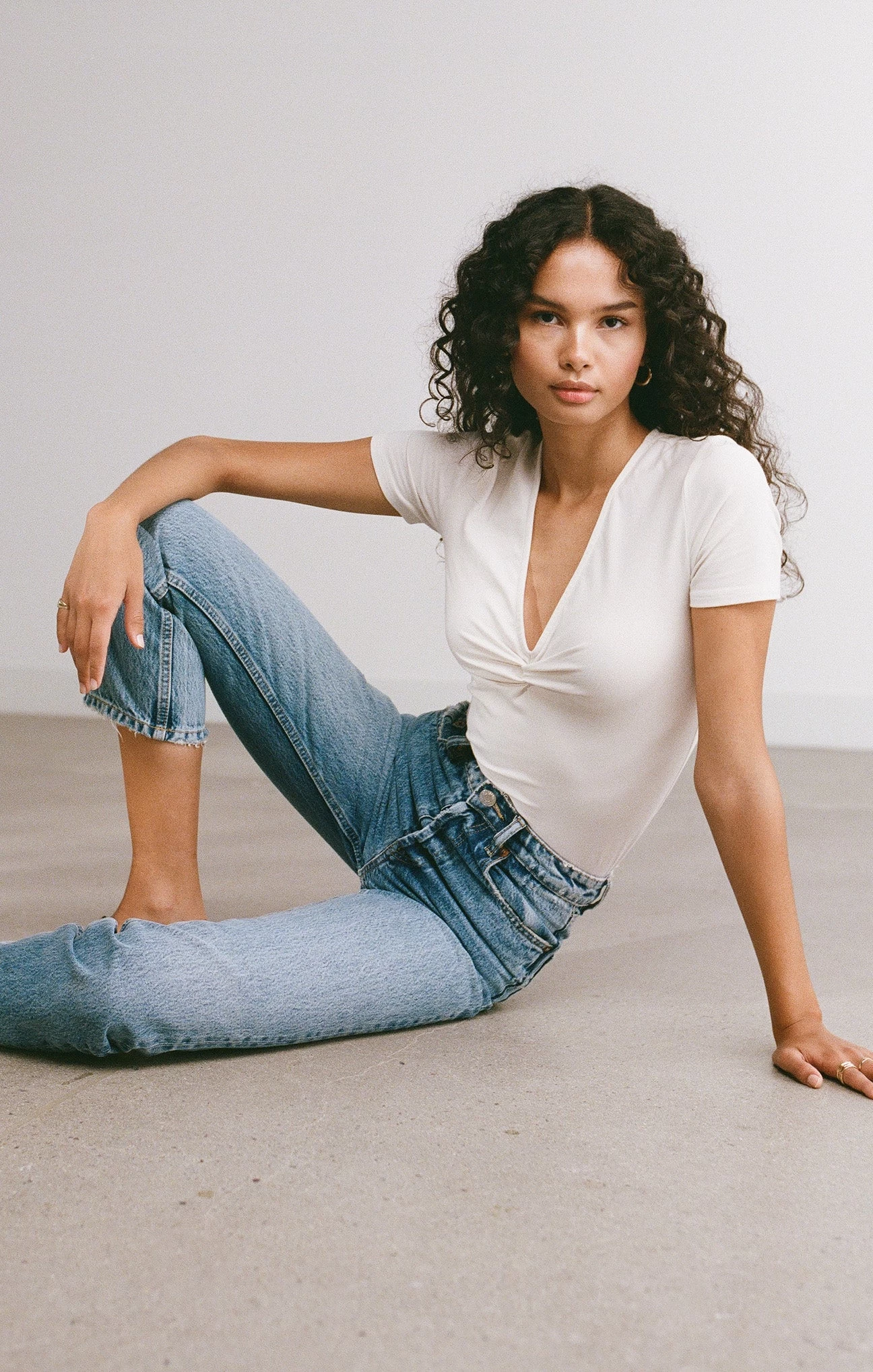 Z SUPPLY TABBY TWIST TOP- SANDSTONE 3 Z SUPPLY TABBY TWIST TOP- SANDSTONE