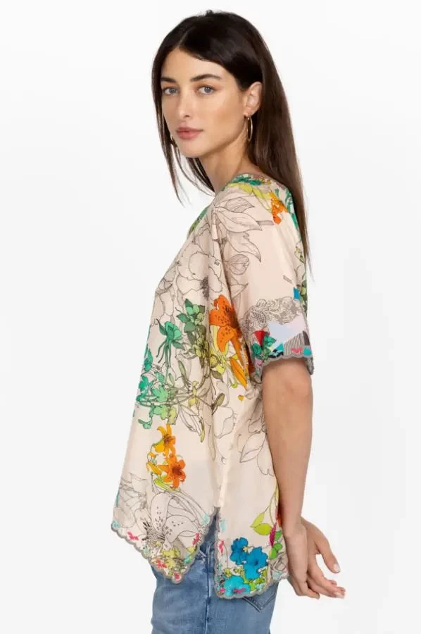 JOHNNY WAS SEQUENCE HALSEY BLOUSE 4 JOHNNY WAS SEQUENCE HALSEY BLOUSE - Image 2