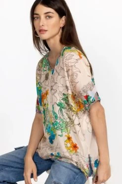 JOHNNY WAS SEQUENCE HALSEY BLOUSE 9 JOHNNY WAS SEQUENCE HALSEY BLOUSE -Western Fashion c11023a2 mti 3