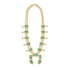 CHRISTINA GREENE SQUASH BLOSSOM TURQUOISE NECKLACE -Western Fashion christina greene squash blossom necklace alt 2 600x 6c44061f de4f 4cbb 83f2 cf595c1cb116