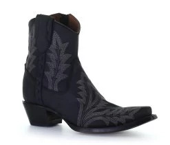 Corral Boots CIRCLE G BY CORRAL WOMEN'S ANKLE BOOT WITH GREY STITCHING