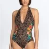 JOHNNY WAS EMBROIDERED ONE PIECE SWIMSUIT -Western Fashion csw7122 d mti 1 1