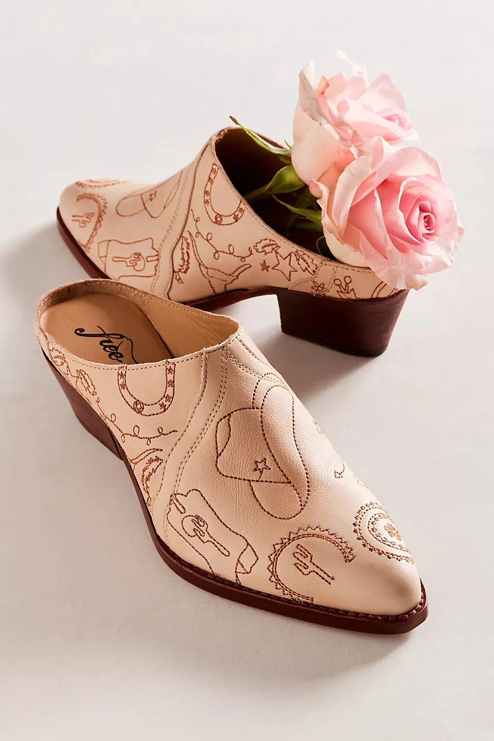 FREE PEOPLE NEW FRONTIER WESTERN MULE 3 FREE PEOPLE NEW FRONTIER WESTERN MULE