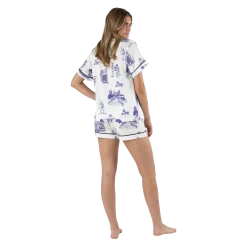 KATIE KIME FORT WORTH TOILE PAJAMA SHORTS SET -Western Fashion fort worth toile pajama shorts set pajama set katie kime 30264064082017 1800x1800 ee2623a3 4a1c 48fc adf0 e08223361ae4