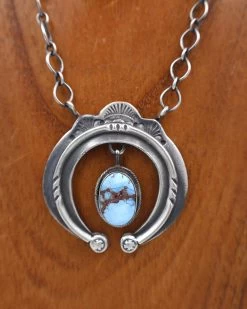 Naja With Blue And Brown Turquoise Oval Necklace -Western Fashion image 1319af29 7b5b 46d0 bba9 cc6381b9d7c7