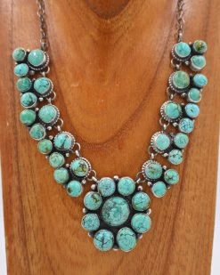 Green Turquoise Rounds Necklace And Earring Set -Western Fashion image 1a16fb6e e67b 4731 bb38 fcda56397c12