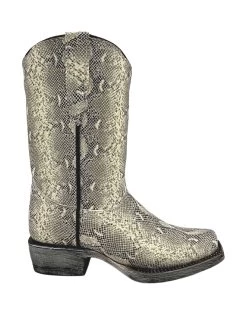 TANNER MARK GIRLS PYTHON PRINT BOOT
