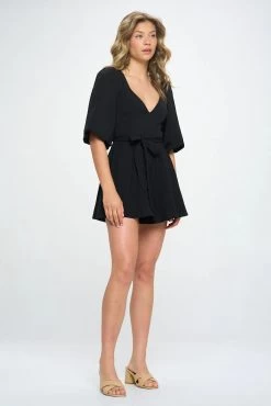 COLLETTA SATIN ROMPER