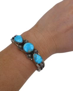 Round And Teardrop Turquoise Cuff -Western Fashion image 6f5b8cf3 7c24 407e a5ce b127da0eacc8