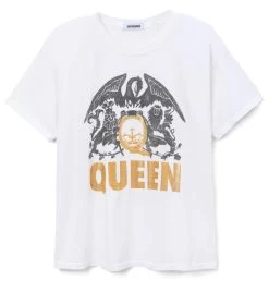 DAYDREAMER QUEEN GLITTER CREST TEE