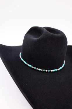Peyote Bird Turquoise Heishi And Navajo Pearl Hat Band 10 Peyote Bird Turquoise Heishi And Navajo Pearl Hat Band -Western Fashion image 870678f8 d794 4bdd acc7 70c24fc0a6c4