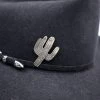 Peyote Bird Sterling Silver Saguaro Cactus With Three Hearts Hat Pin -Western Fashion image 89bf1fad 72a6 4167 a024 59629827b7fd