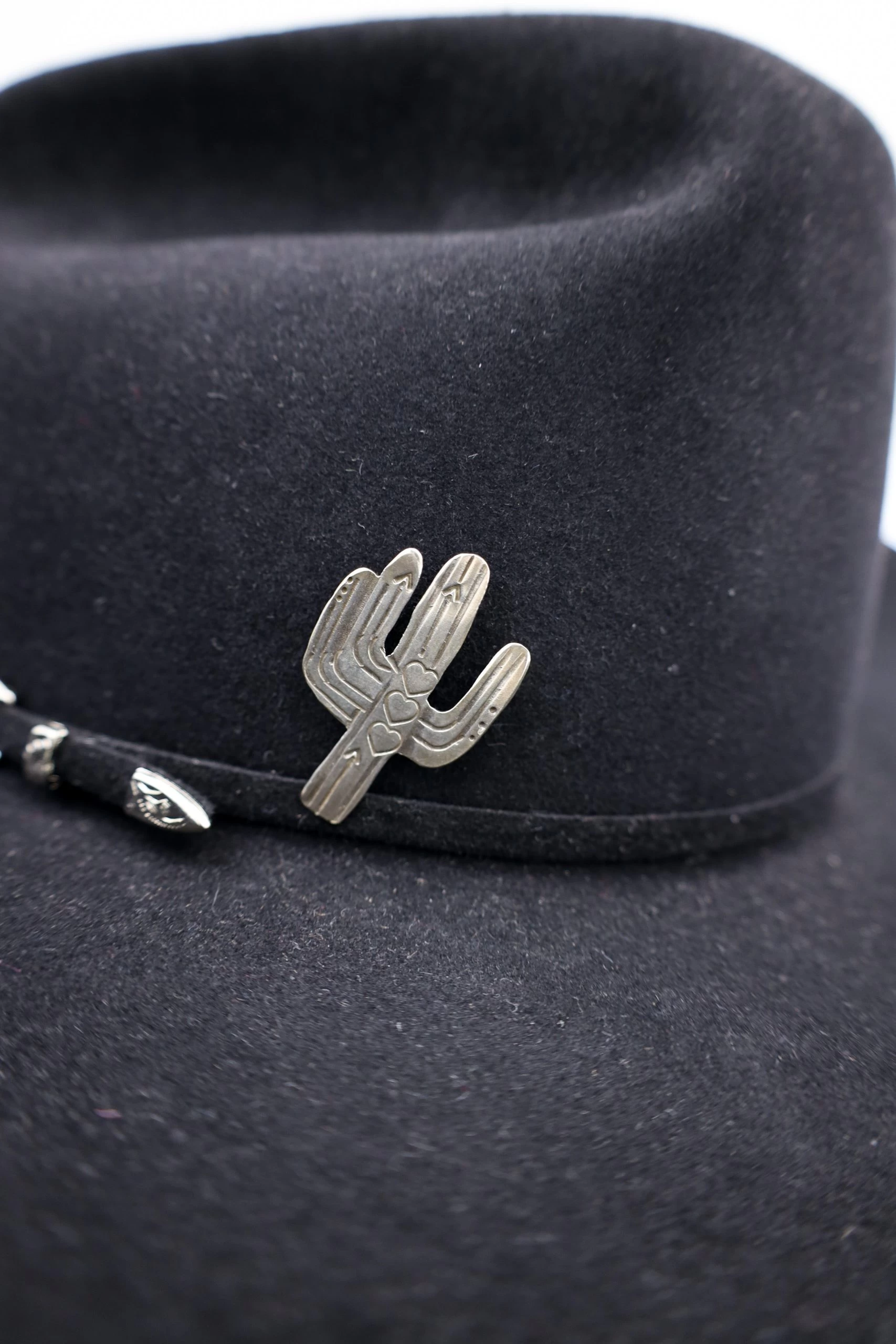 Peyote Bird Sterling Silver Saguaro Cactus With Three Hearts Hat Pin 3 Peyote Bird Sterling Silver Saguaro Cactus With Three Hearts Hat Pin