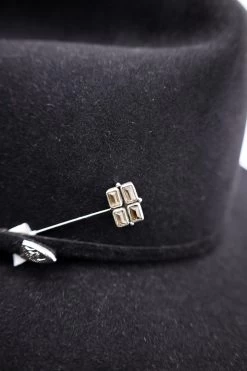 Peyote Bird Four Smoky Gems Stick Hat Pin -Western Fashion image 9ad393f2 a63d 44ec 9766 5f73d3d8c8a8