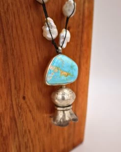 Love Tokens Large Blossom Turquoise Baroque Pearl Necklace -Western Fashion image b0bbf4ba 85df 422c a74b e72ecc94dc38