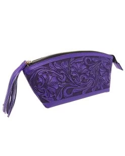 QUE CHULA CHICA PURPLE COSMETIC BAG -Western Fashion image b3f278e4 32d3 4bb0 80c2 47ba6845b2b7